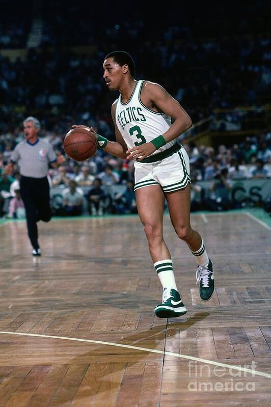 1980-1989 Art Print featuring the photograph Boston Celtics Dennis Johnson by Dick Raphael