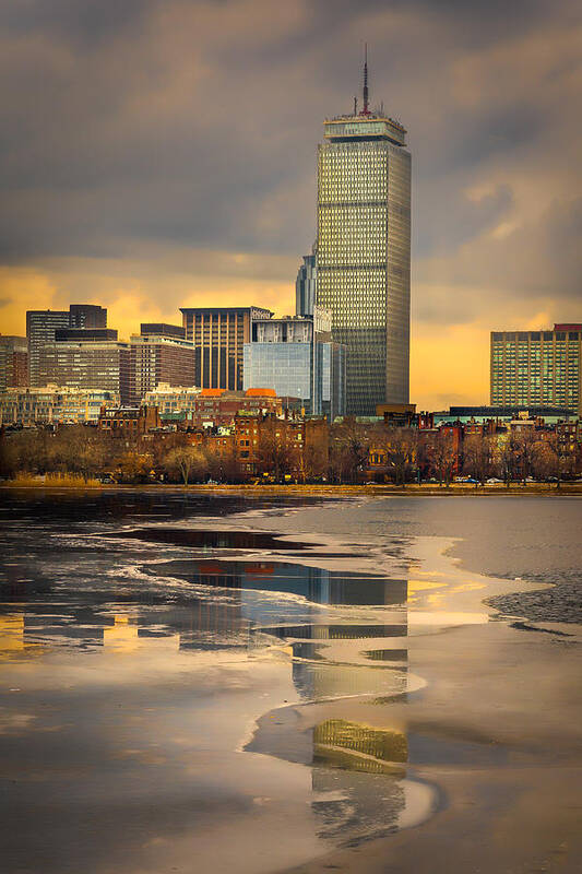  Art Print featuring the photograph Boston Winter by Ed Esposito