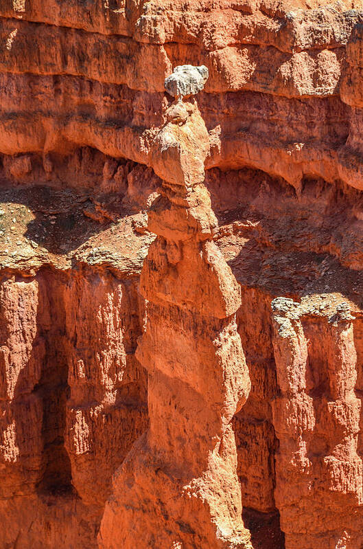 Hoodoo Art Print featuring the photograph Bryce Canyon Hoodoo View by Douglas Wielfaert