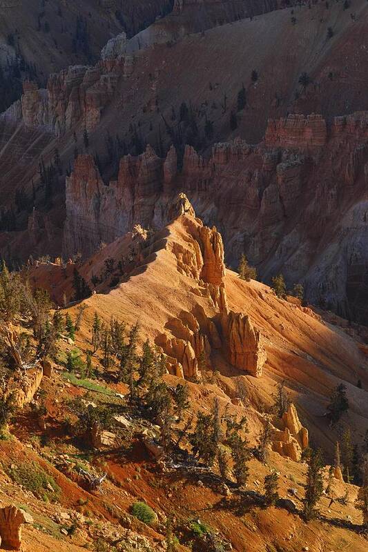 Dawn Art Print featuring the photograph Cedar Breaks by Larry J. Douglas