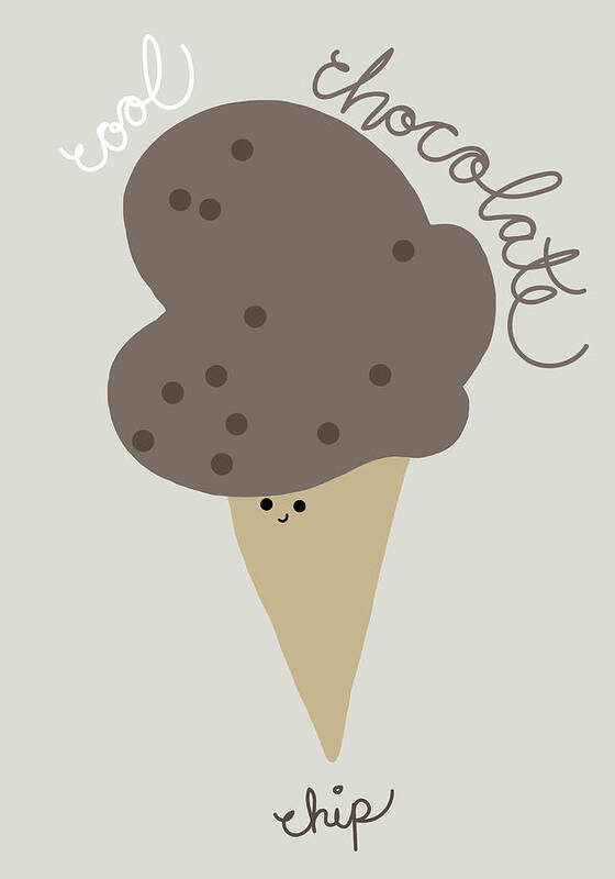 Ice-cream Art Print featuring the photograph Chocolate Chip by 1x Studio Ii