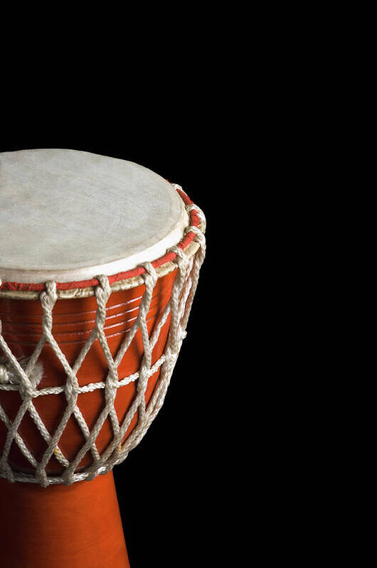 Music Art Print featuring the photograph Close-up Of A Djembe by Photosindia
