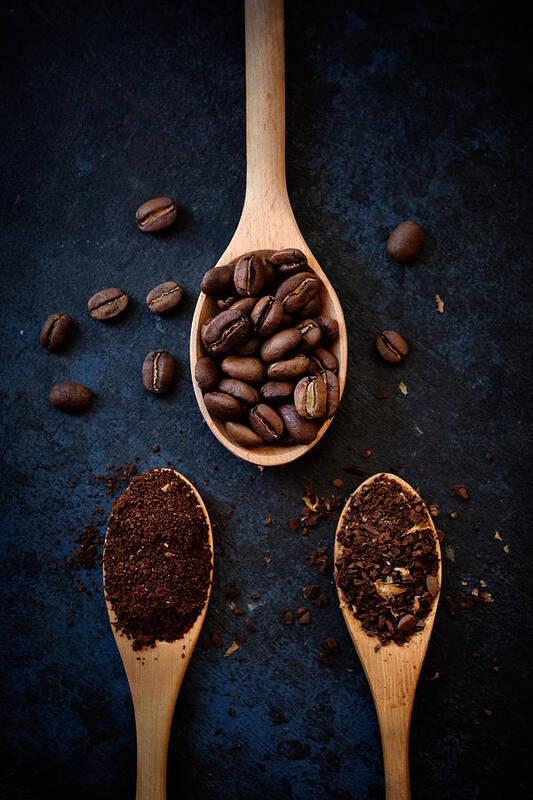 Coffee Art Print featuring the photograph Coffee Beans by Ronaldnovianus