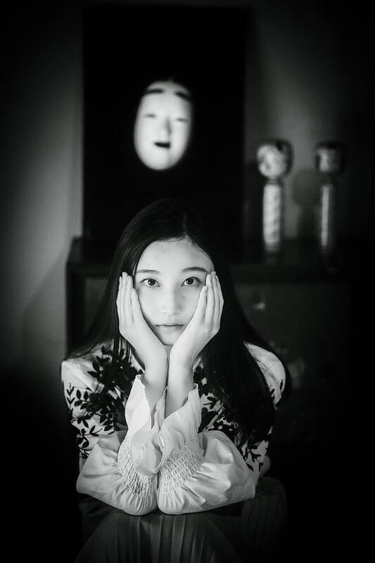 Emotion Art Print featuring the photograph Creepiness In The Background by Yoshihisa Nemoto