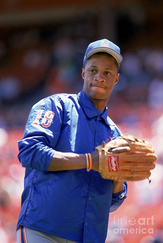 RSS PAINTING DARRYL STRAWBERRY  METS 8 X 10 PHOTO 