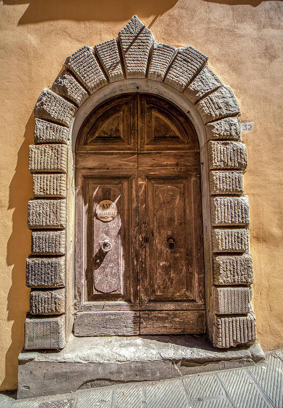 Tuscany Art Print featuring the photograph Door Thirty Two of Tuscany by David Letts