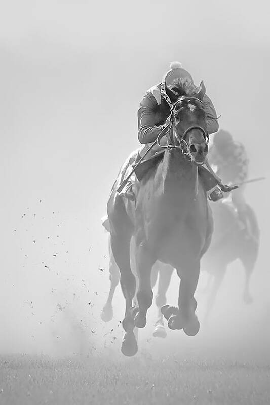 Race Art Print featuring the photograph Eat My Dust! by Bojan Bencic