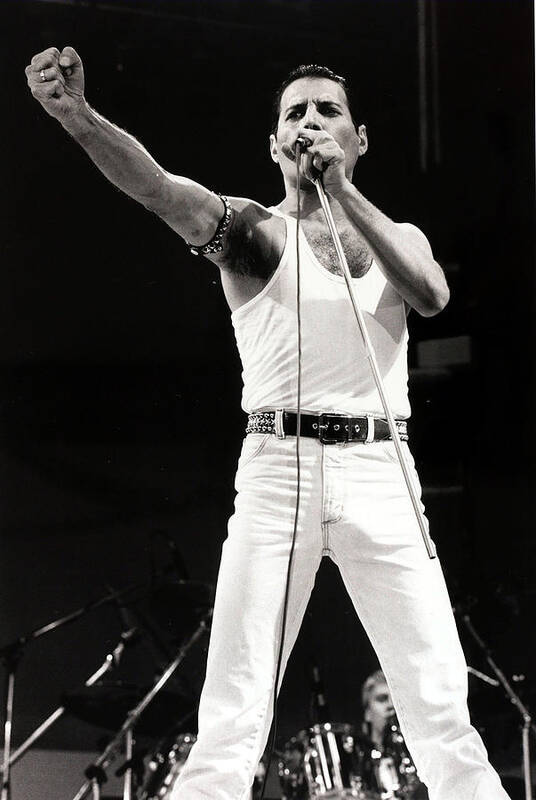 Freddie Mercuryrock Music1980-1989peopleone Man Onlymusichorn Of Africaenglandperformancecostumeethiopiacharity And Relief Workadults Onlycelebritieslive Aidwembleyvitalityarchivaladultarts Culture And Entertainmentincidental Peopleone Personqueenband Art Print featuring the photograph Entertainmentmusic. Live Aid Concert by Popperfoto