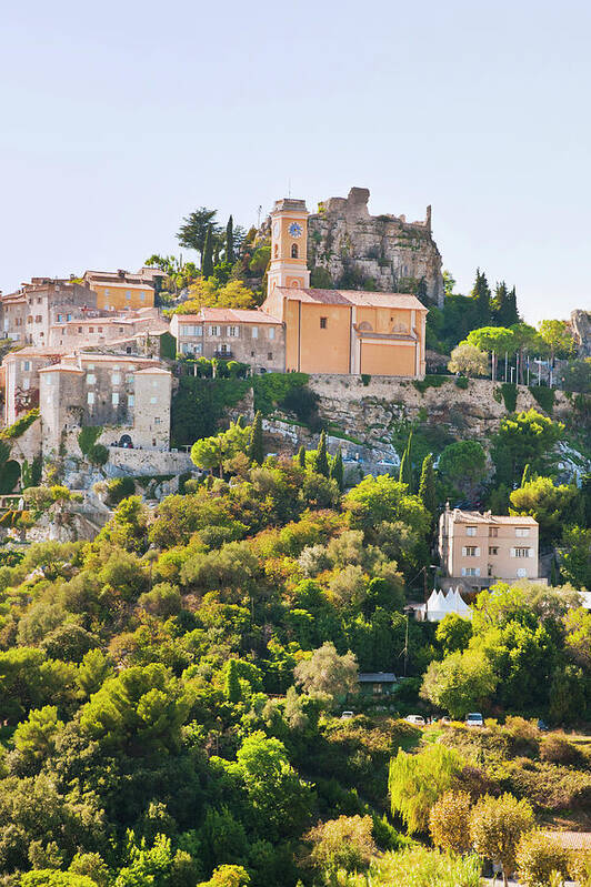 Treetop Art Print featuring the photograph Eze, Cote Dazur, France by John Harper