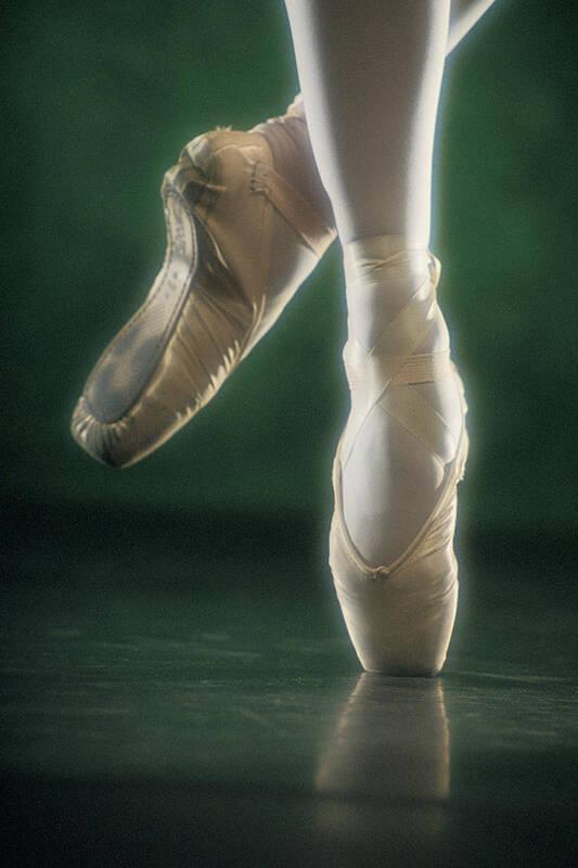 essens Mauve pen Feet Of Dancing Ballerina Art Print by Comstock - Fine Art America