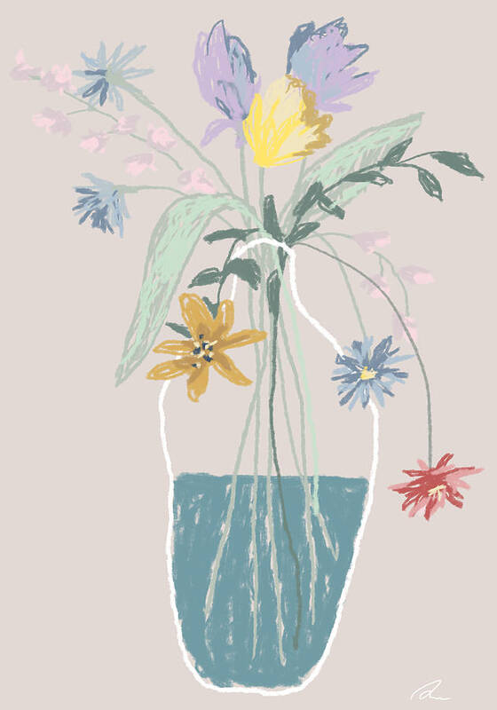 Flower Art Print featuring the photograph Flower Bouquet by 1x Studio Ii