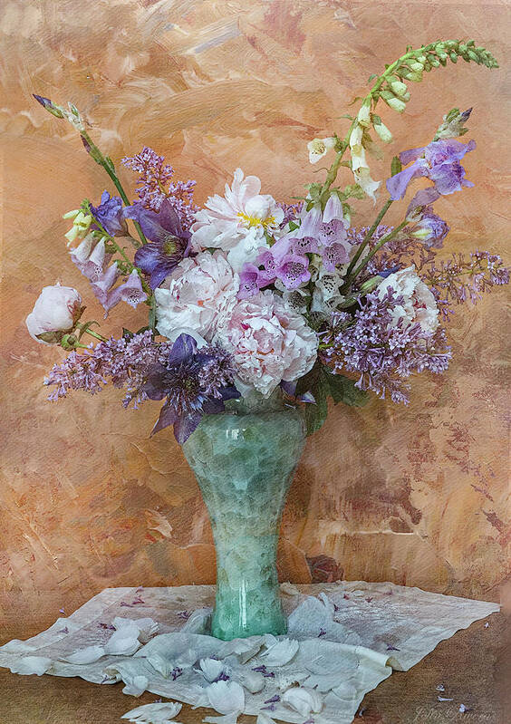 Floral Art Print featuring the photograph Garden Beauties by John Rivera