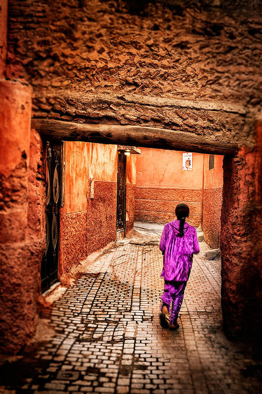 Child Art Print featuring the photograph Girl In Marrakech by Nature And Beauty Photographer