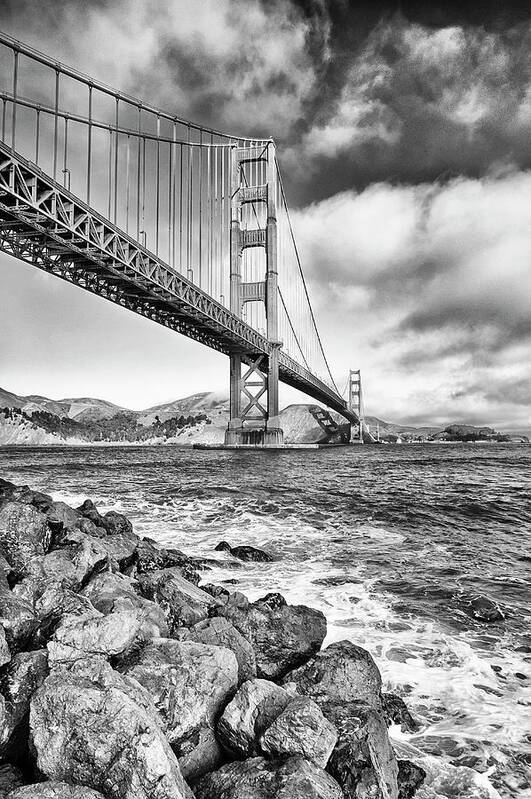 Scenics Art Print featuring the photograph Golden Gate Bridge, California, Usa by Emmanuel Aguirre