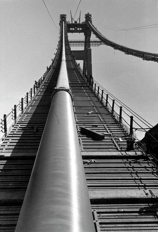 Lifeown Art Print featuring the photograph Golden Gate Bridge by Peter Stackpole