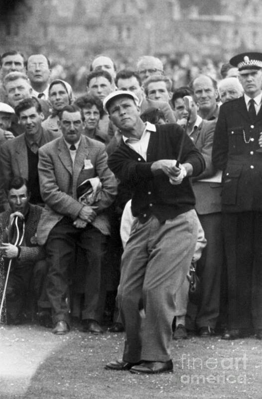 People Art Print featuring the photograph Golfer Arnold Palmer Competing by Bettmann