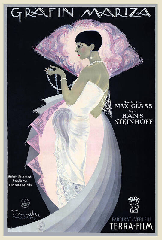 Weimar Art Print featuring the painting Grafin Mariza by Joseph Fenneker