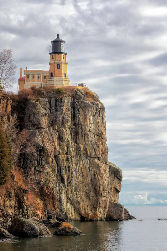 Lighthouse Art Print featuring the photograph High Atop Stony Point by Susan Rissi Tregoning