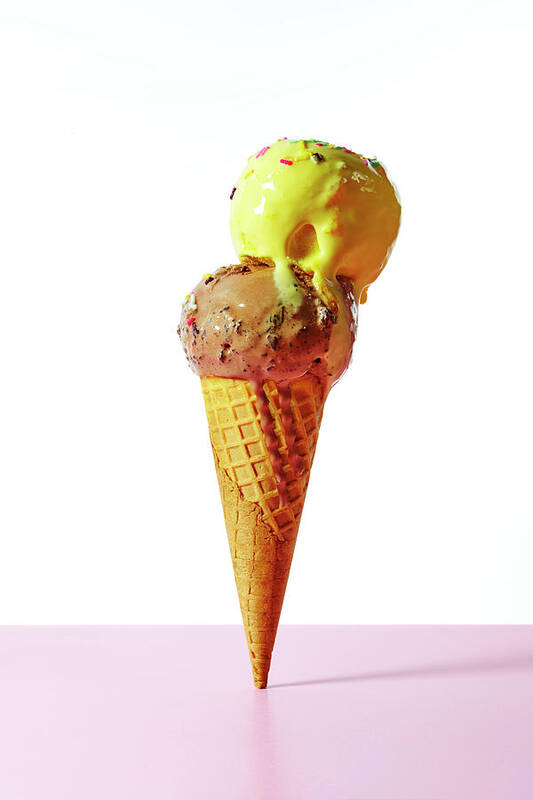 Melting Art Print featuring the photograph Ice Cream by Yuji Kotani
