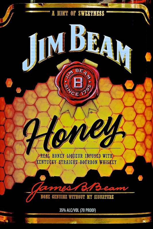 Jim Art Print featuring the photograph Jim Beam Honey by Frozen in Time Fine Art Photography