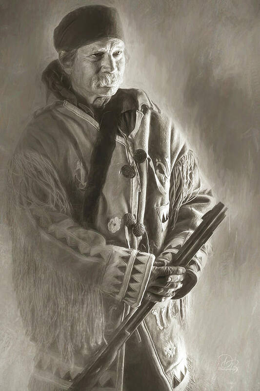 American Mountain Men Art Print featuring the photograph John Carson II by Debra Boucher