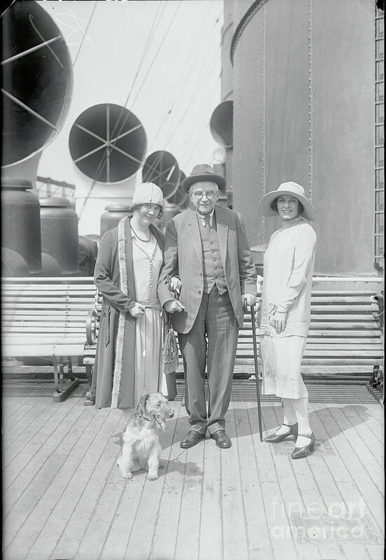 Child Art Print featuring the photograph John Tiller Posing With Others by Bettmann