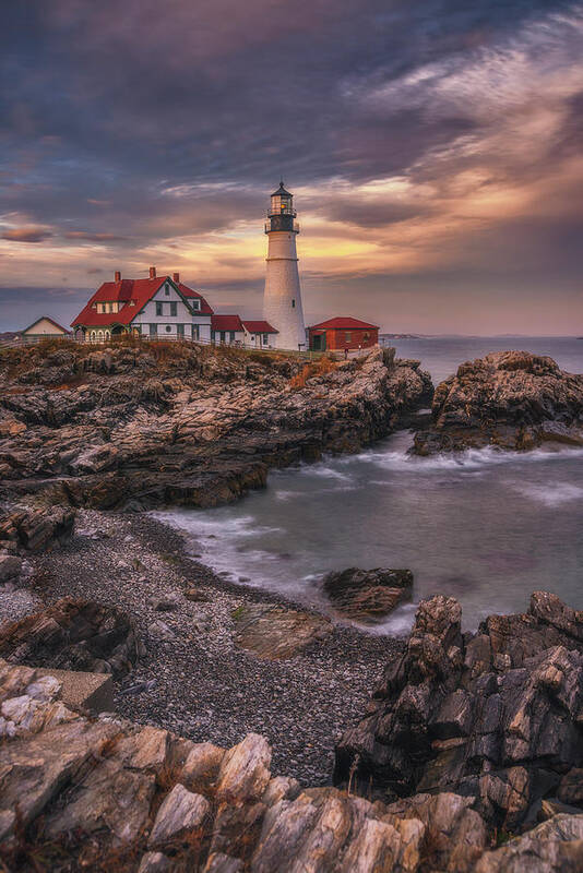 Maine Art Print featuring the photograph Keeper of the Coast by Darren White