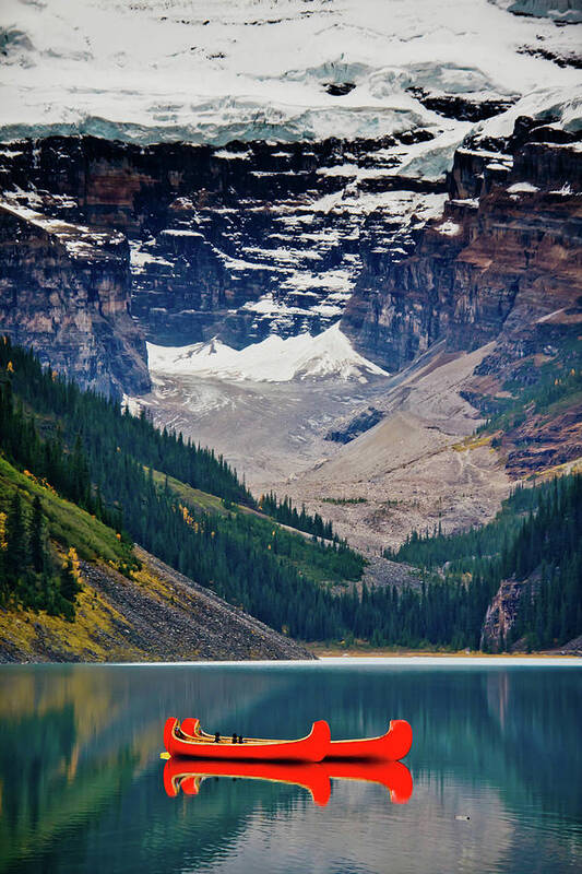 Tranquility Art Print featuring the photograph Lake Louise by David Appleby