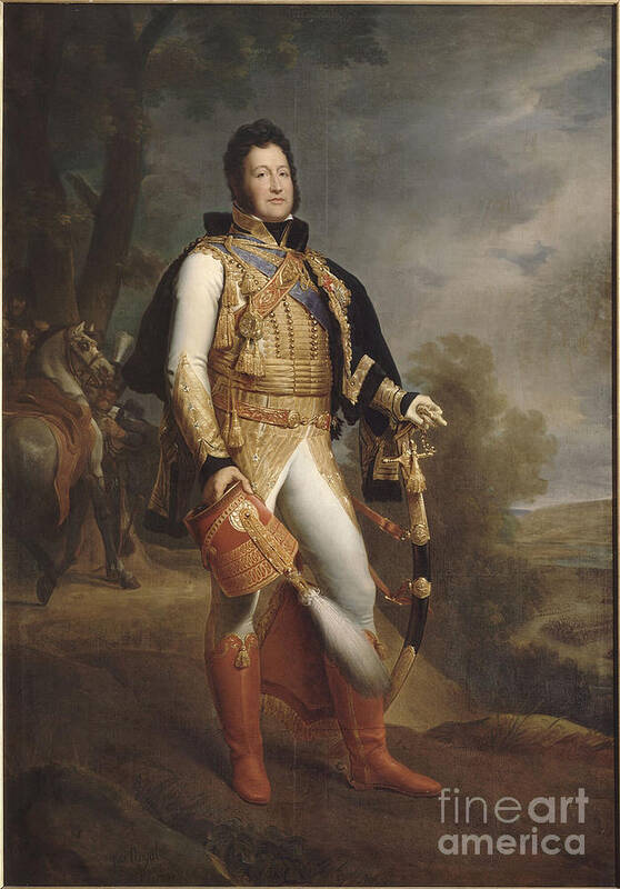 Oil Painting Art Print featuring the drawing Louis-philippe 1773-1850 by Heritage Images