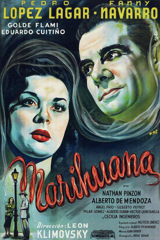 Drug Art Print featuring the painting Marihuana by Unknown