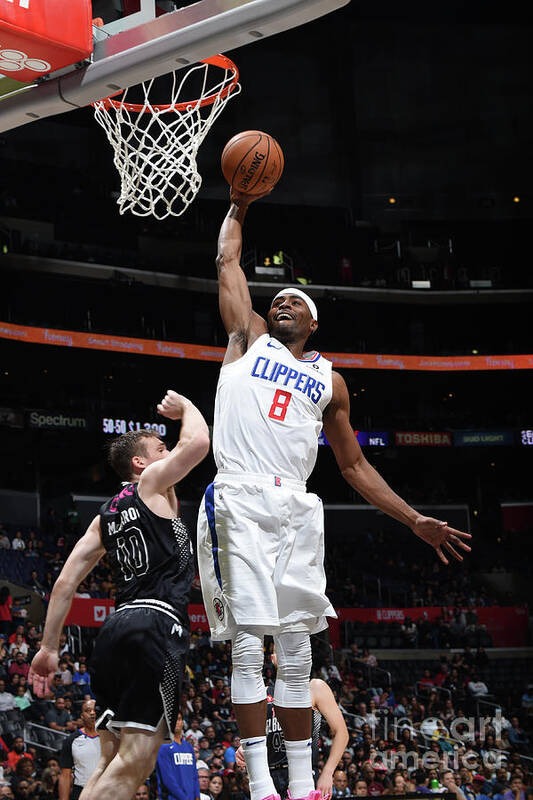 Maurice Harkless Art Print featuring the photograph Melbourne United V Los Angeles Clippers by Adam Pantozzi