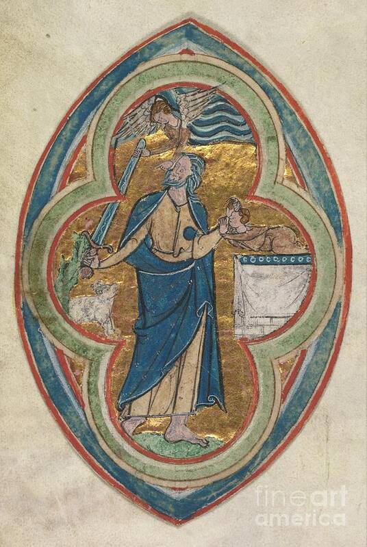 Circa 13th Century Art Print featuring the drawing Miniature Excised From A Compendium by Heritage Images