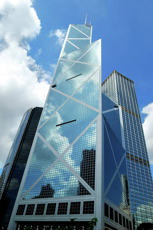 Corporate Business Art Print featuring the photograph New Bank Of China Hong Kong by Samxmeg