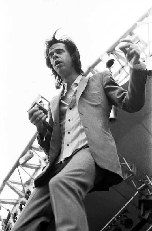 Music Art Print featuring the photograph Nick Cave Germany 1994 by Martyn Goodacre