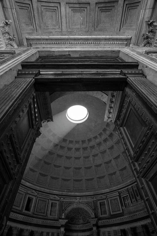 Pantheon 2 Art Print featuring the photograph Pantheon 2 by Moises Levy