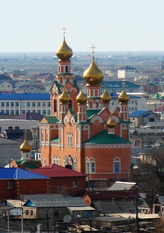 Outdoors Art Print featuring the photograph Russian Orthodox Church by Robert Mctaggart