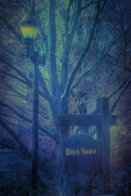 Salem Art Print featuring the photograph Salem Massachusetts Witch house by Jeff Folger
