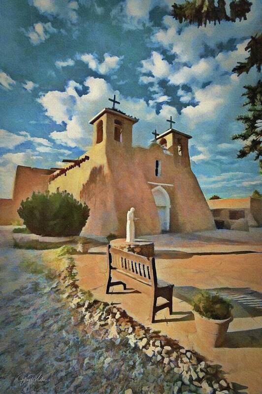 San Francisco De Asis Art Print featuring the painting San Francisco de Asis by Jeffrey Kolker