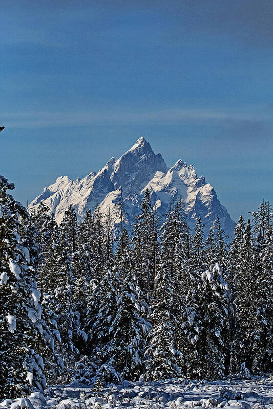 Landscape Art Print featuring the photograph Stained Peak by Eric Nelson