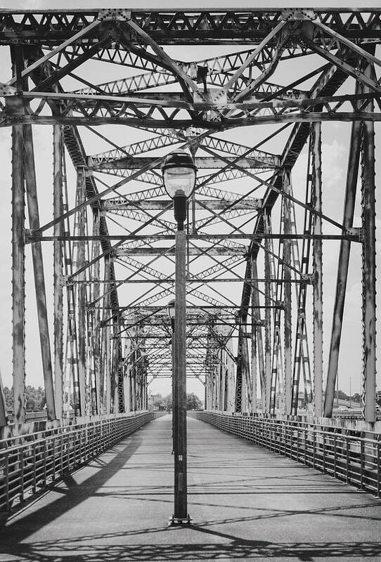 Photograph Art Print featuring the photograph Steel Bridge by Kelly Thackeray