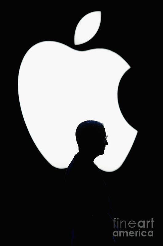 San Francisco Art Print featuring the photograph Steve Jobs Kicks Off Apples Worldwide by Justin Sullivan
