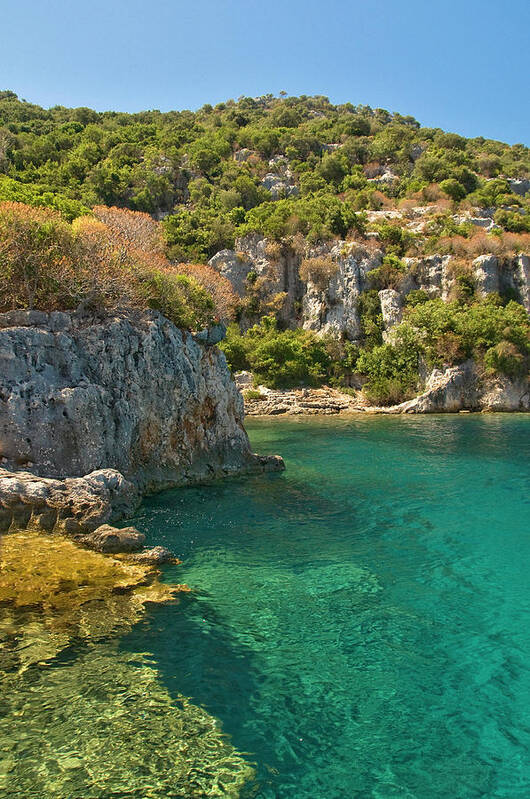 Kekova Art Print featuring the photograph Sunken City Of Kekova by Izzet Keribar