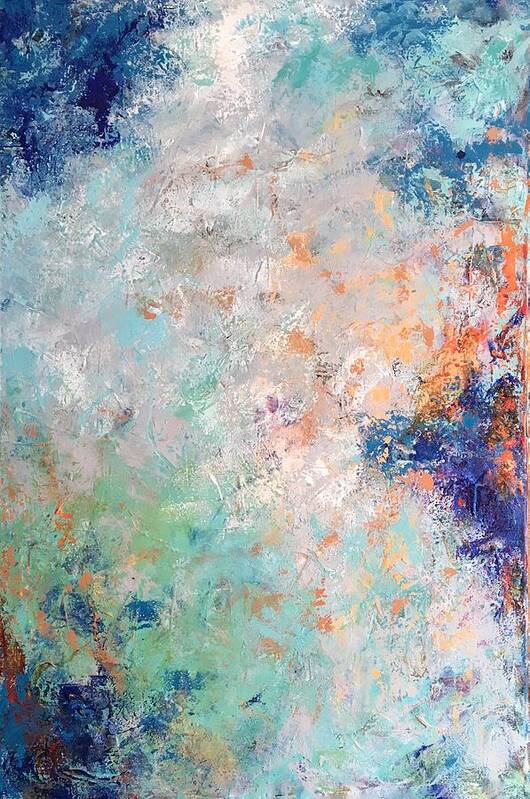 Abstract Art Art Print featuring the painting Sweet breeze by Suzzanna Frank
