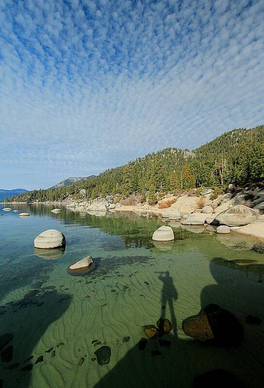 Lake Tahoe Art Print featuring the photograph Tahoe Soul ...Become One With Nature by Sean Sarsfield