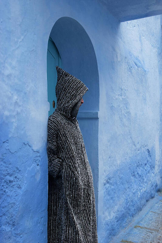 Chefchaouen Art Print featuring the photograph The Quiet Man by Jessica Levant