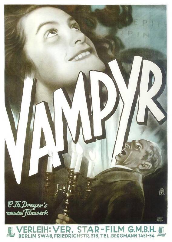 1930s Art Print featuring the photograph Vampyr -1932-. by Album