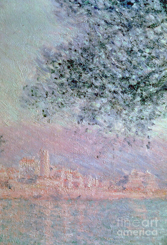 Water's Edge Art Print featuring the drawing View Of Antibes, Detail, 1888. Artist by Print Collector
