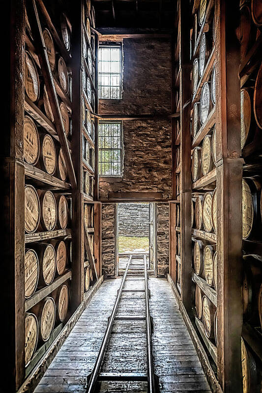Woodford Reserve Art Print featuring the photograph Woodford Reserve Rickhouse by Susan Rissi Tregoning