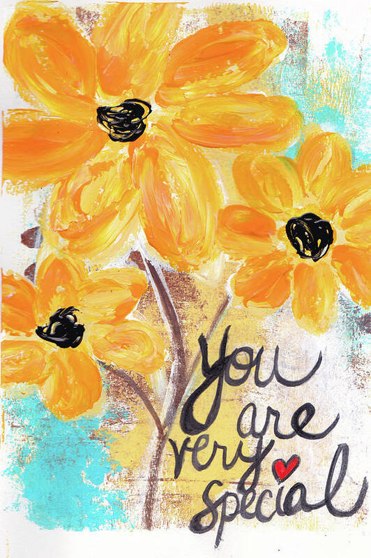 You Are Special Art Print featuring the painting You Are Special by Kathleen Tennant