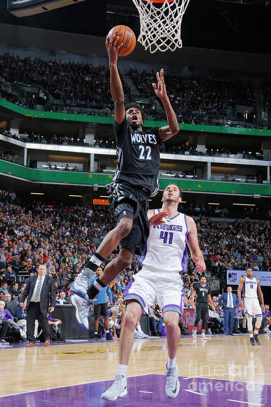 Andrew Wiggins Art Print featuring the photograph Andrew Wiggins by Rocky Widner